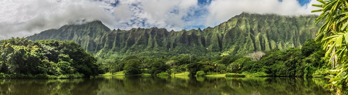 Ho'omaluhia Botanical Garden, Oahu, Hawaii