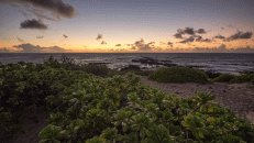 Sonnenuntergang am Ka'ena Point, dem nordwestlichsten Zipfel Oahus