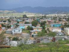 Überblick über einen kleinen Teil des Townships Katatura