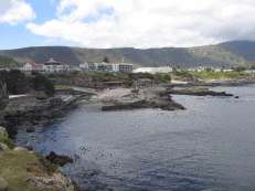 Der Cliff Path ist ein guter Weg für einen entspannten Nachmittagsspaziergang. Ganz rechts im Bild die Marine Pools.