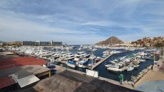 Im Hafen von Cabo San Lucas reihen sich die Yachten aneinander.