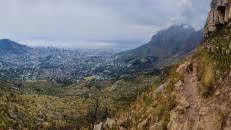 Fast bretteben führt der Contour Path am Hang entlang. 